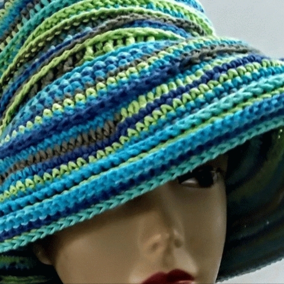NWT Eco-friendly Cotton Retro Versatile Crochet Flapper Hat